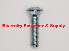 (5) 7/16-14x2 Grade 5 Carriage Bolts 7/16x14 x 2" screws 7/16 x 14 x 2