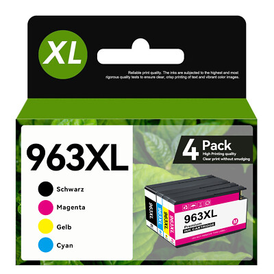 4er SET PATRONEN für HP 963XL OfficeJet Pro 9010 9012 9014 9015 9016 9019 9010