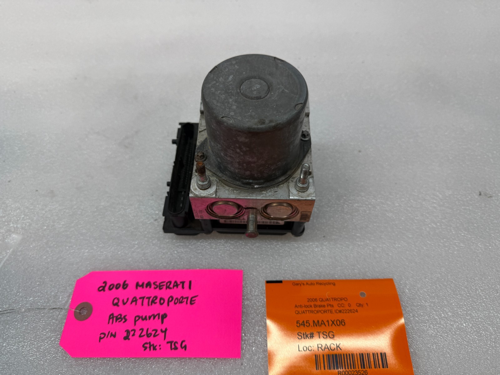 06 MASERATI QUATTROPORTE M139 OEM ABS BRAKE PUMP MODULE ASSEMBLY 222624