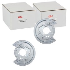 2x NTY SPRITZBLECHE BREMSSCHEIBEN HINTEN passend für TOYOTA AVENSIS
