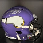 ADRIAN PETERSON Signed AUTHENTIC Full Size Helmet On Field VIKINGS (Fanatics)
