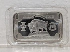 1 Troy oz .999 USA American Buffalo Pure Silver Bullion Bar  - Plastic Sealed