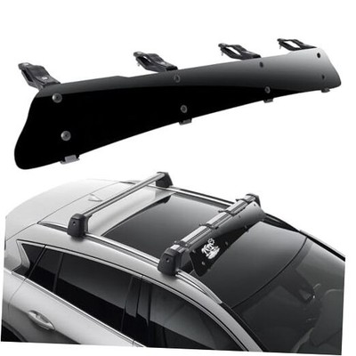 41''/44'' Roof Rack Fairing, Aerodynamic Wind Fairing, 95% Less Wind Noise, 41in