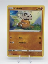 Pokemon Battle Styles - CUBONE 69/163 Common Sword & Shield NM