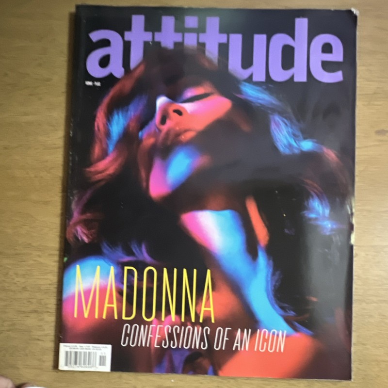 Attitude Magazine Issue 346 2022 Madonna Confessions of an Icon Cover