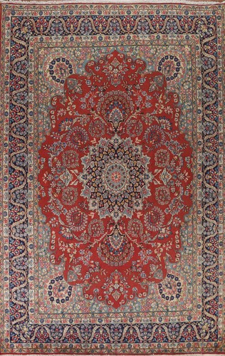 Vintage Dining Room Area Rug 8x11 Medallion Hand-knotted RWool Classic Carpet