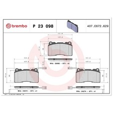 Satz Bremsbeläge Bremsklötze vorne für Alfa Romeo 147 937 156 932 GT | 472611
