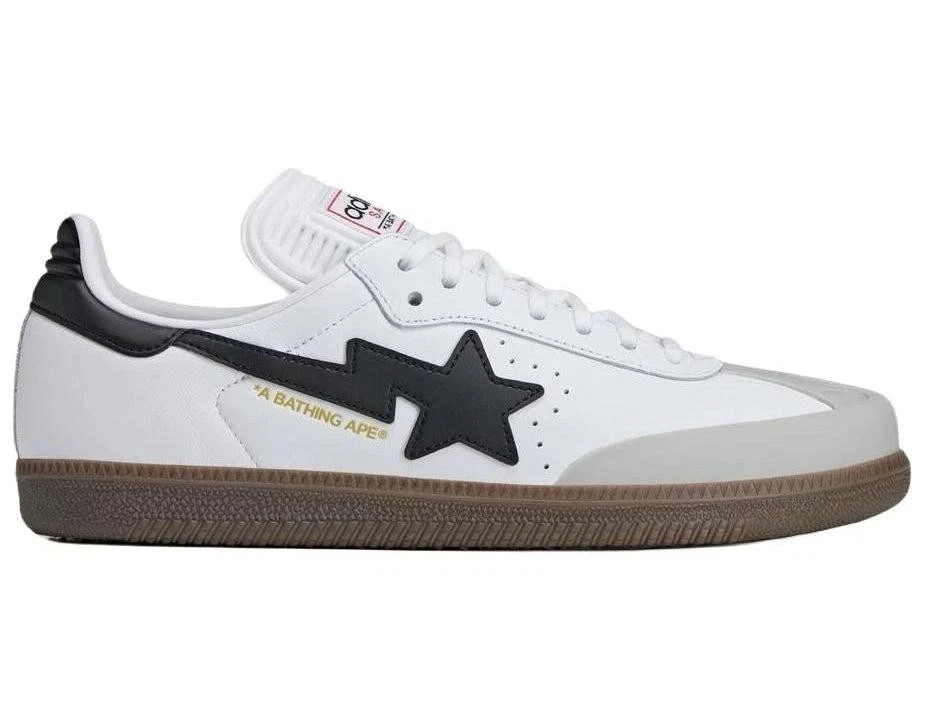 Las mejores ofertas en BAPE x adidas Samba White Black Gum | eBay