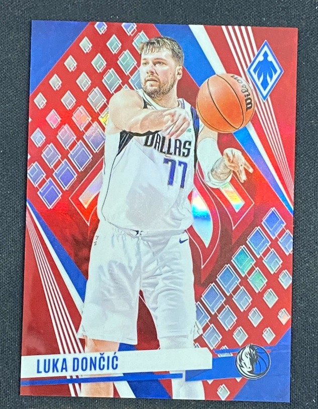 Luka Doncic 2023-24 Panini Phoenix Red Prizm 060/199 #157