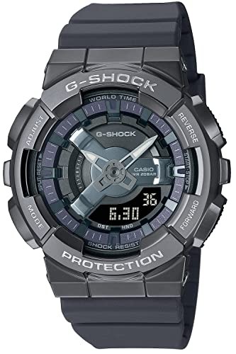 【新品 未使用 国内正規品】G-SHOCK GM-S110B-8AJF グレー Unused CASIO G-SHOCK GM-S110B-8AJF Gray Metal Analog-Digital WoMen