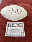 Jayden Daniels Hand Signed Mini Football - NFL Commander COA