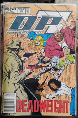 DP7 # 29 1989 MARVEL NEW UNIVERSE DISPLACED PARANORMALS  NEWSTAND VARIANT
