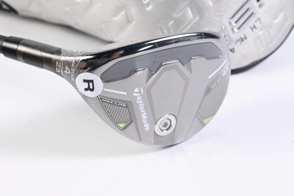 Left Hand Taylormade Qi35 Max Lite #4 Hybrid / 23 Degree / Regular Flex Vanquish - Image 2 of 4