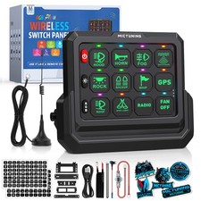Multifunction 12 Gang Wireless Switch Panel RGB Circuit Relay Box Remote Control
