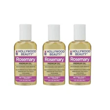 Hollywood Beauty Rosemary Premium Oil (2 Fl Oz) 3 Count, Yellow