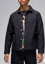 JORDAN Essentials Chicago Men's Jacket Coat Black Sz M MSRP 130 NWT