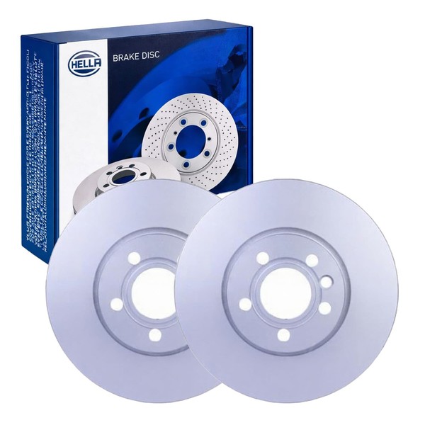 2X Hella Pagid Bremsscheiben Ø313Mm Vorne Passend FüR Ford Galaxy Seat Alhambra-image