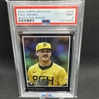 2024 Topps Archives - 1970 Topps PAUL SKENES#200 Black Foilboard RC, ROOKIE, PSA