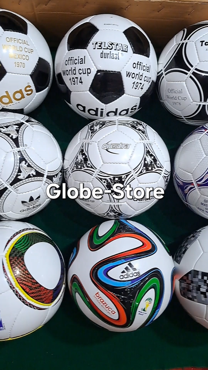Adidas Historical Set 15 Pcs FIFA World Cup 1970-2026 Soccer Match