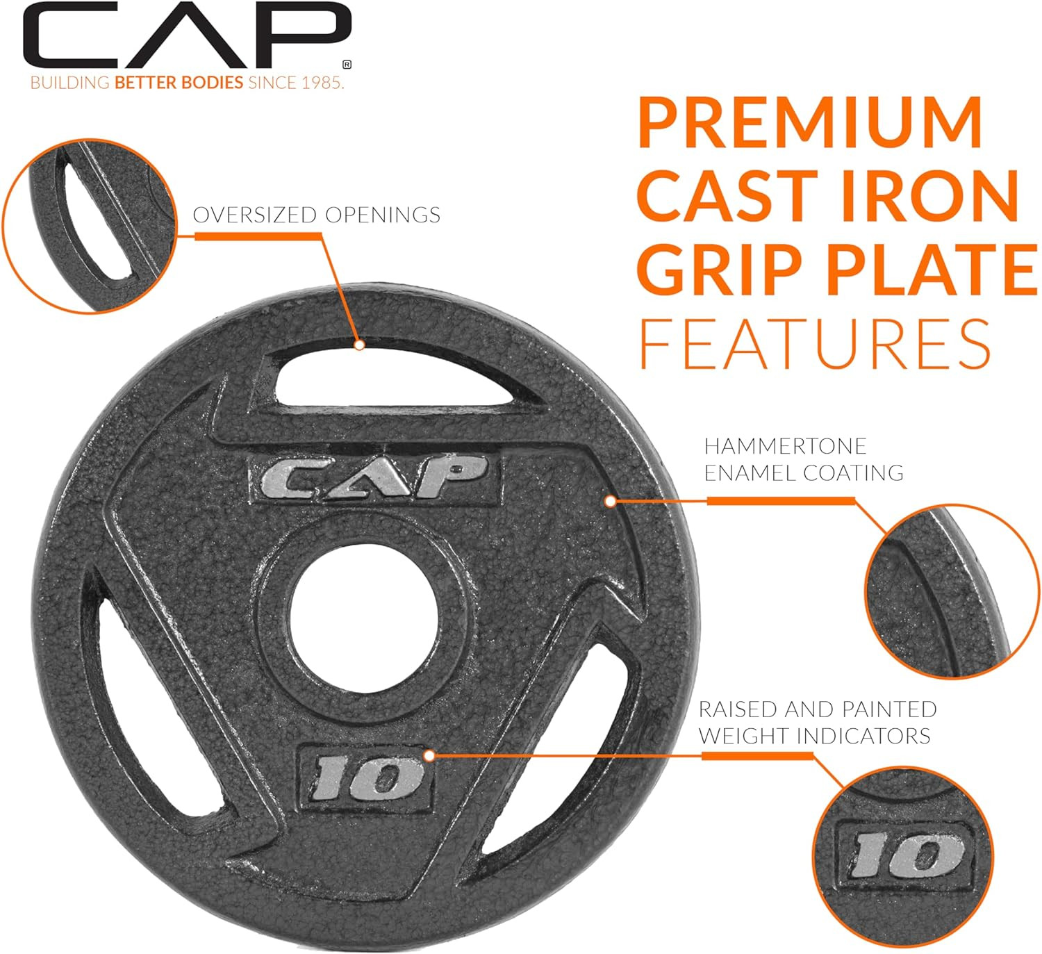 CAP Barbell 2-Inch Olympic Weight Plate | Multiple Options