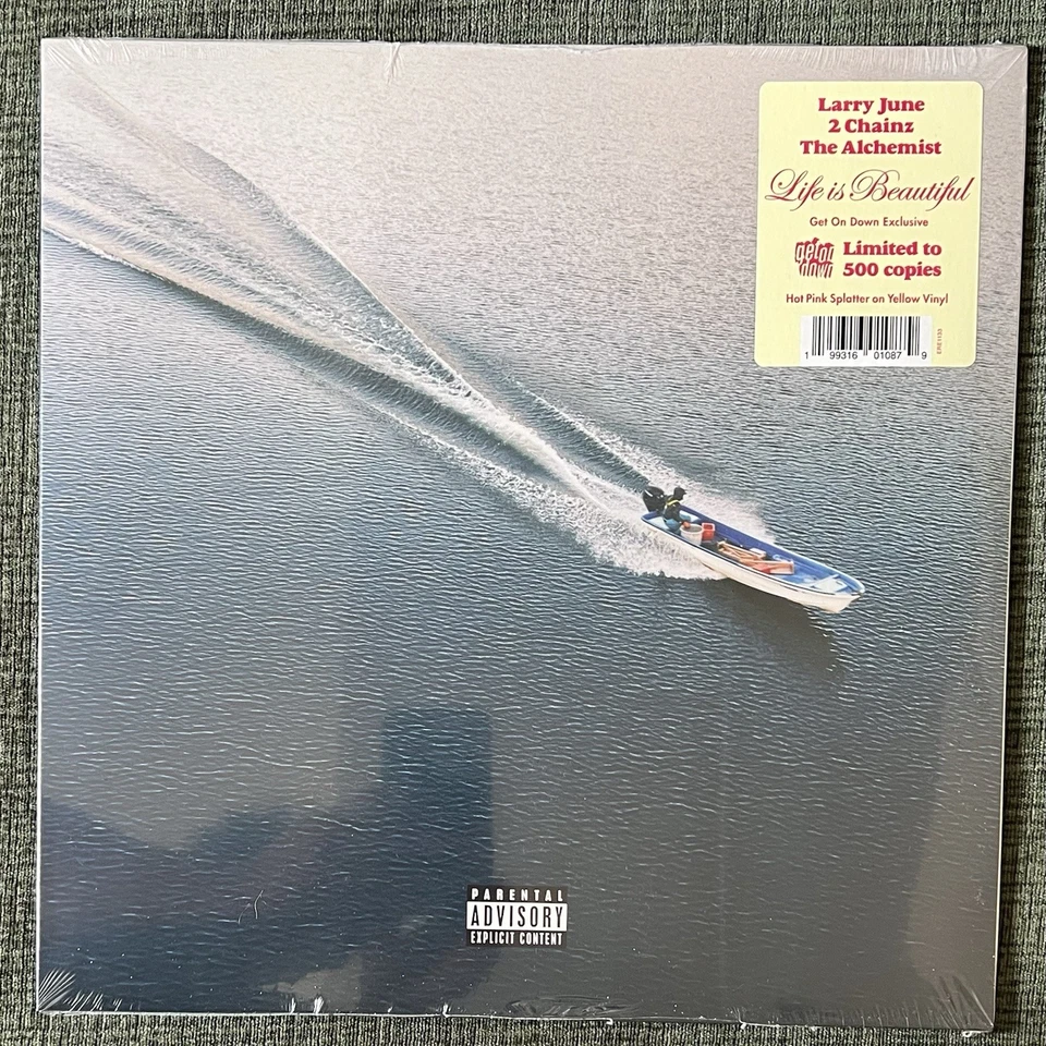 Larry June 2 Chainz Alchemist Life Is Beautiful Splatter Vinyl #173 LP NEW MINT - Image 4 of 4