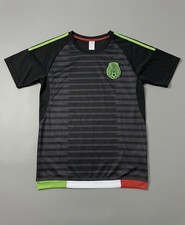 Mexico National Team Soccer Jersey Shirt Black Green