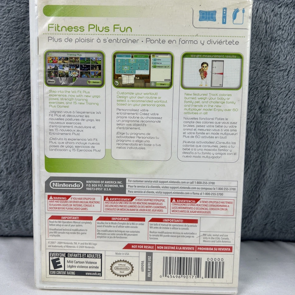 Lote de 4 juegos Wii: Deca Sports, Big Game Hunter, Zumba, Wii Fit Plus Foto 4 de 4