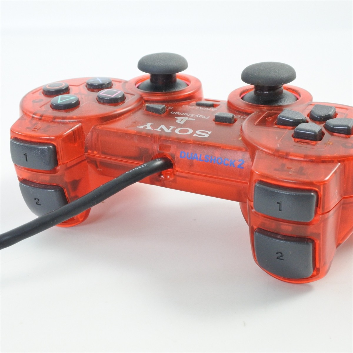 PS2 Dual Shock 2 ジャンク Sony PlayStation 2 Dual Shock 2 PS2 Controller Clear With