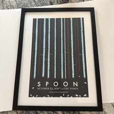 Spoon 2007 Philadelphia PA Electric Factory Framed Poster