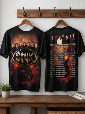 Styx Brother Hook of Rock 3D AOP T-Shirt