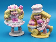 1989 Cherry Merry Muffin Mattel Vintage Lot Of 2 Figures RARE Ballerina Cupcake