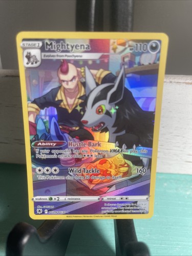 Pokemon – Mightyena TG09/TG30 – Astral Radiance – Galería Entrenador Arte Completo – Tarjeta De Aluminio