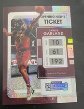 2021-2022 Contenders FOTL Darius Garland Opening Night Ticket SSP /25