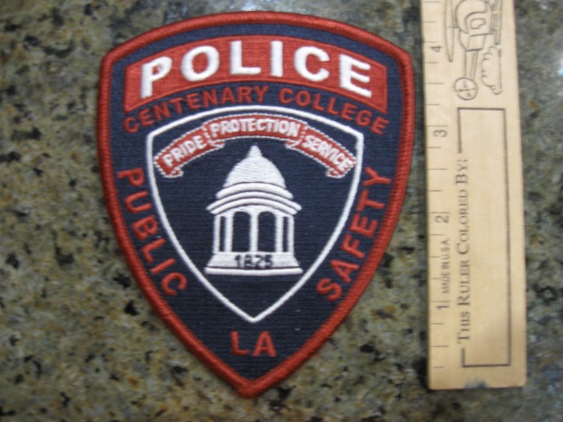 Centenary College Louisiana Police patch LA