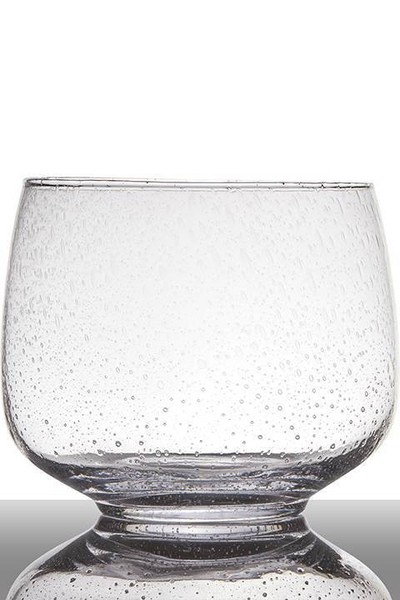 Inna-Glas Kerzenschale Gracie Auf Standfuß, Kegel - Rund, Klar, 18,5Cm, Ø 22Cm-image