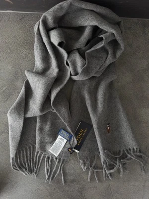 Polo Ralph Lauren Fringe Virgin Wool Scarf