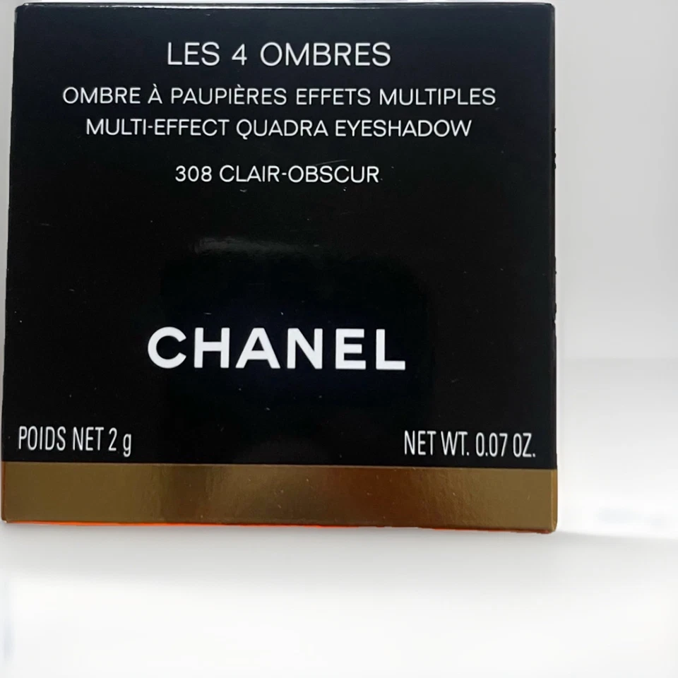 Chanel Intense Eyes Makeup  Mascara Les 4 Ombres 308 Clair Obscur 3Pcs Gift Set - Image 2 of 4