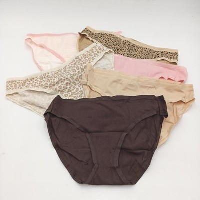 Amazon Essentials Damen Bikini Unterhosen Damenwäsche 6er Pack Leopardenmuster M