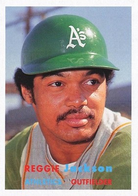 2021 Topps Archives Base 1957 #15 - Reggie Jackson - Oakland Athletics