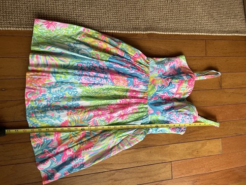Vestido Lilly Pulitzer Multi lovers Coral Ardleigh Talla 4 S92 - Imagen 9 de 10