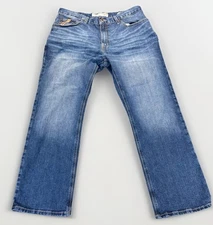Ariat Men’s Jeans 36X30 M4 Legacy Stretch Denim Relaxed Bootcut Freeman Cowboy