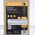 New Cadet Electric Baseboard Heater Model 2F500W 30" White 240V Heats 50 Sq. Ft.