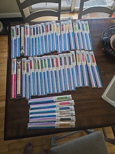 Lot Of 46 Polyester Invisible Vintage 12-14 Zippers NEW OLD STOCK SEE PICS - Picture 9 of 9