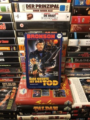 VHS Rarität: Charles Bronson in DAS GESETZ IST DER TOD (1988) UNCUT