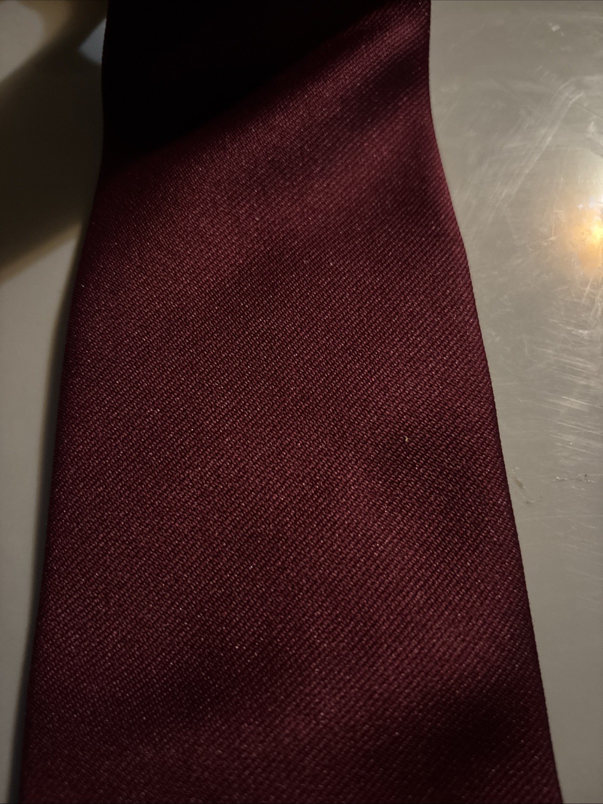 FLYING SCOTSMAN Collection Solid Burgundy Necktie… - image 4