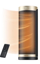 Dreo Space Heater, 1500W PTC Ceramic Heaters for Indoor Use with Remote, 70°