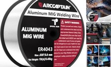 Silicon Aluminum Welding Wire Mig Welding Wire, 1 Pound Spool ER4043 .035"