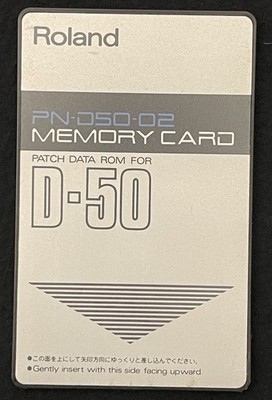 Roland D50 D550 ROM Card PN-D50-02/ Originale D50 Werkssounds