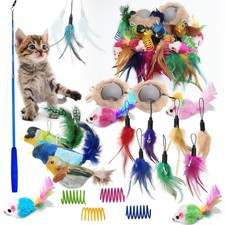 Cat Toys Pack, Interactive Cats Toys for Indoor Cat, Speedy Tail 2.0 Cat Toy,...