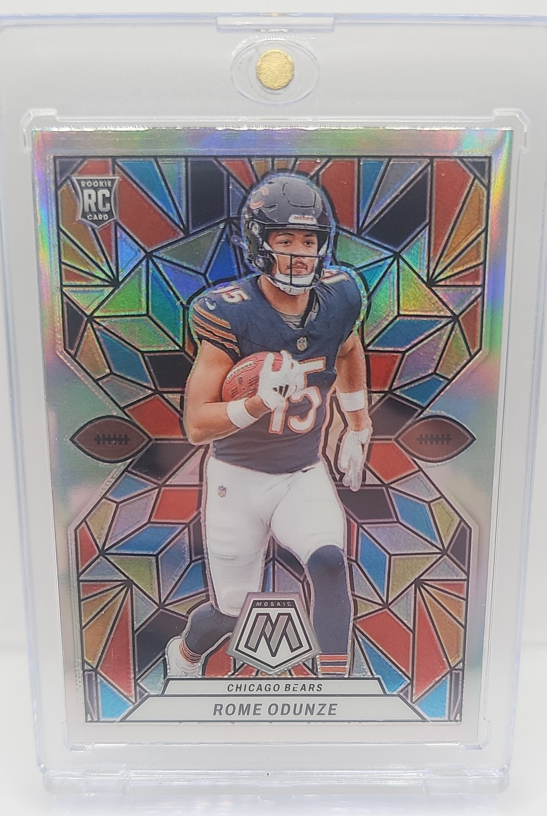 2024 Panini Mosaic - Stained Glass Rome Odunze #SG-15 (RC)